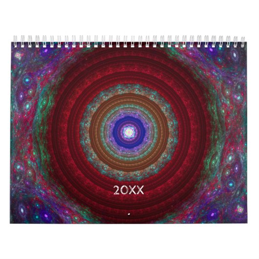 Kalender - farbige Fraktale Kunst -  (Titelbild)