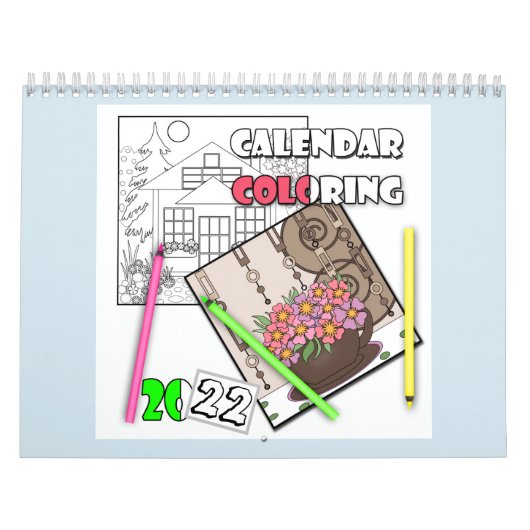 Kalender , Färbung , 2018 (Titelbild)