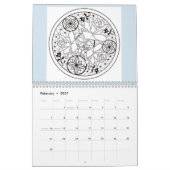 Kalender , Färbung , 2018 (Feb 2027)