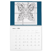 Kalender , Färbung , 2021 (Mär 2026)