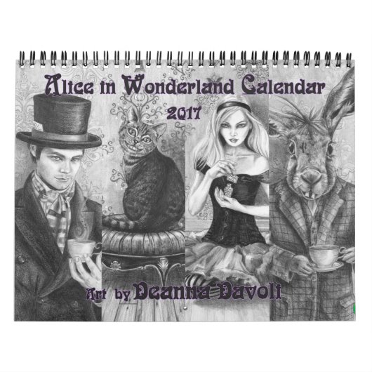 Kalender-feenhafte Geschichte der Alice im Kalender (Titelbild)