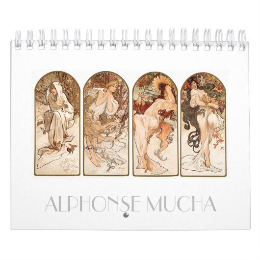 KALENDER : FINALE KUNST : ALPHONSE MUCHA (Titelbild)