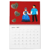 Kalender, Folklore d'Alsace, Frankreich Kalender (Jan 2027)