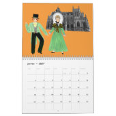 Kalender, Folklore von der Normandie, Frankreich Kalender (Jan 2027)