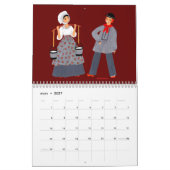 Kalender, Folklore von der Normandie, Frankreich Kalender (Mär 2027)