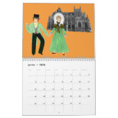 Kalender, Folklore von der Normandie, Frankreich Kalender (Jan 2026)