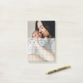 Kalender Foto hinzufügen Post-it Klebezettel (Auf Schreibtisch)