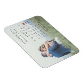 Kalender-Foto-Magnet Magnet (Rechte Seite)