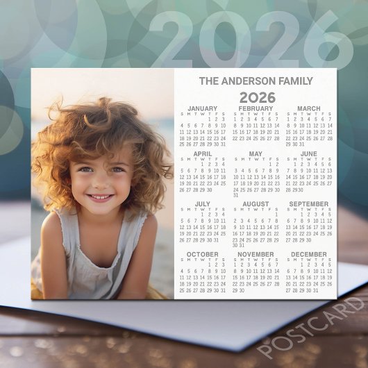 Kalender - Foto Volljährig anzeigen Modern Postkarte