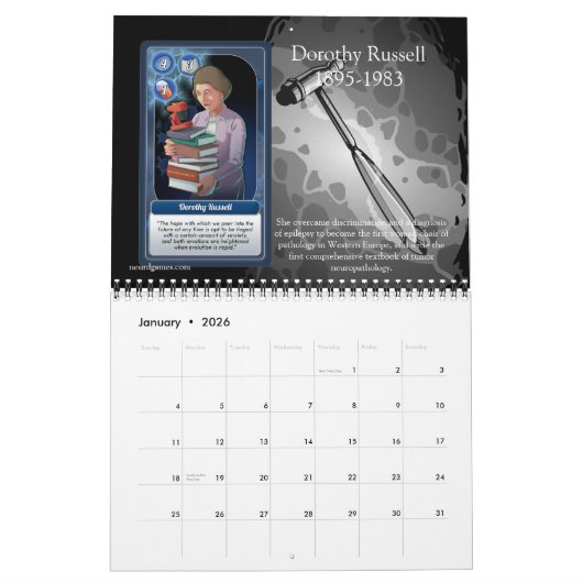 Kalender: Frauen in der Neurologie Kalender (Jan 2026)