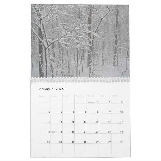 Kalender - Friendly Forest (Jan 2026)