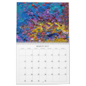 Kalender für abstrakte Kunstmalereien 2025 (Mär 2027)