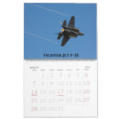 Kalender für bearbeitbare Flugzeug (Mär 2027)
