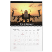 Kalender für bearbeitbare Flugzeug (Feb 2027)