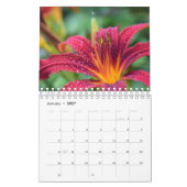 Kalender für benutzerdefinierte Blume | Bearbeitba (Jan 2027)