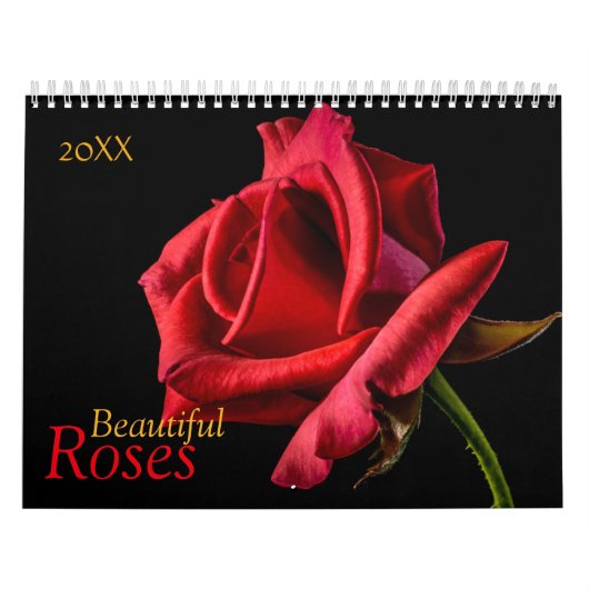 Kalender für benutzerdefinierte Rose | Bearbeitbar (Titelbild)