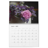 Kalender für benutzerdefinierte Rose | Bearbeitbar (Mär 2027)