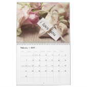 Kalender für benutzerdefinierte Rose | Bearbeitbar (Feb 2027)