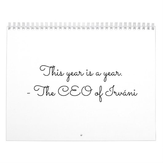 Kalender für das Jahr. (Titelbild)