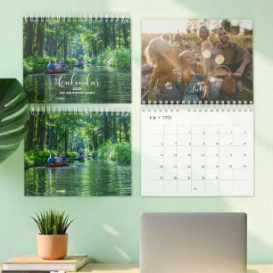 Kalender für die Chic-Kalligraphie der Familie 202