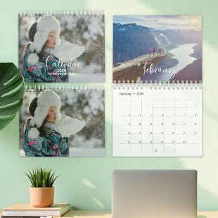 Kalender für die Chic-Kalligraphie der Familie 202