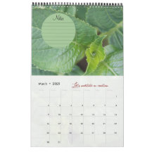 Kalender für Gott Meditation Gartenbilder: Notizen