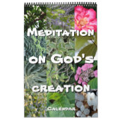 Kalender für Gott Meditation Gartenbilder: Notizen (Titelbild)