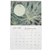 Kalender für Gott Meditation Gartenbilder: Notizen (Jan 2026)