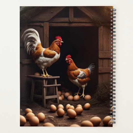 Kalender für Hühnereier Planer (Rückseite)