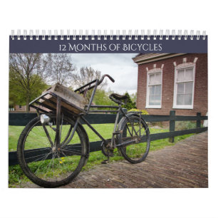 Kalender für Liebhaber von Vintage-Fahrrädern auf