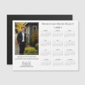 Kalender für magnetisches Foto in Unternehmen 2025 Magnetkarte (Vorne/Hinten)