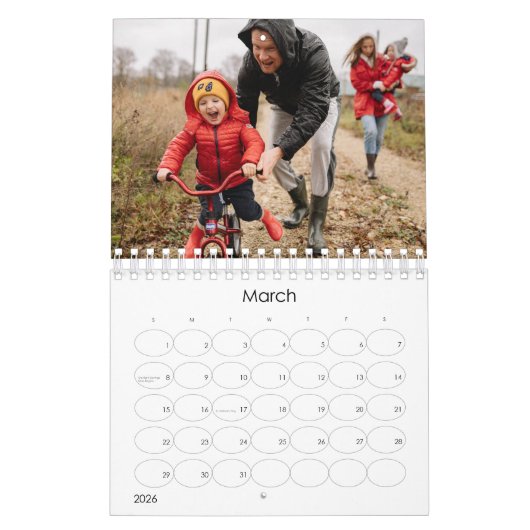 Kalender für Minimalistische Fotos 2024 (Mär 2026)