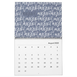 Kalender für moderne Stifte