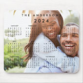 Kalender für Personalisierte benutzerdefinierte Fo Mousepad (Vorne)