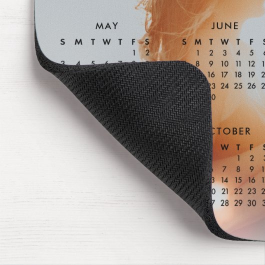Kalender für Personalisierte benutzerdefinierte Fo Mousepad (Ecke)