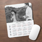 Kalender für personalisierte Fotos 2025 Mousepad