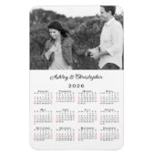 Kalender für personalisierte Fotos 2026 Magnet (Vertikal)