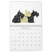 Kalender für Rad- und Schwarze SCOTTIES (Feb 2027)