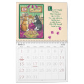 Kalender für verwöhnte Kätzchen (Mär 2026)