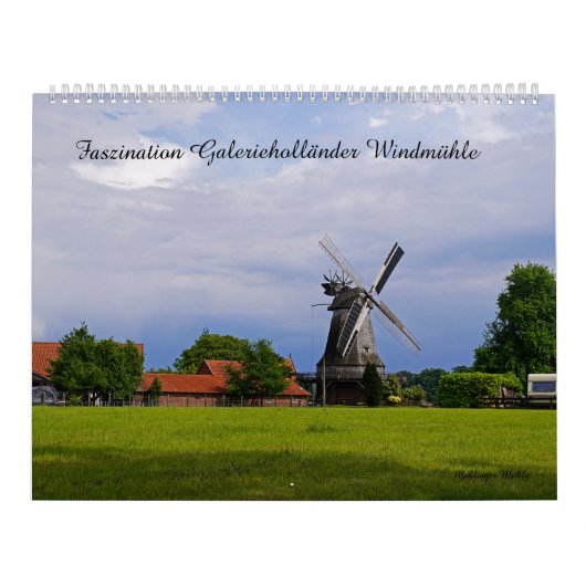 Kalender Galerieholländer Windmühlen (Titelbild)