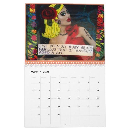 KALENDER GEFÜLLT MIT SCHLECHTER MÄDCHEN-KUNST (Mär 2026)