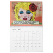 Kalender GEFÜLLT MIT SCHLECHTER MÄDCHEN-KUNST (Jan 2027)