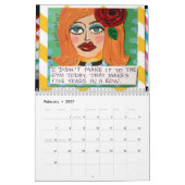 Kalender GEFÜLLT MIT SCHLECHTER MÄDCHEN-KUNST (Feb 2027)