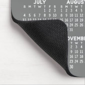 Kalender - grauer Hintergrund - Vertikal Mousepad (Ecke)