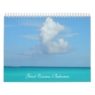 Kalender großen Exumas, Bahamas