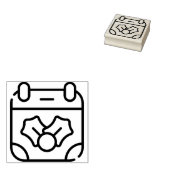 Kalender Gummistempel (Stempel)