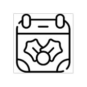 Kalender Gummistempel (Prägung)