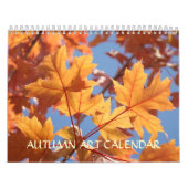 KALENDER-HERBST Kalender FALL-KUNST Blätter (Titelbild)