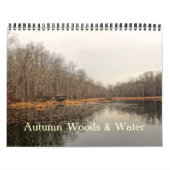 Kalender - Herbstwald und Wasser (Titelbild)
