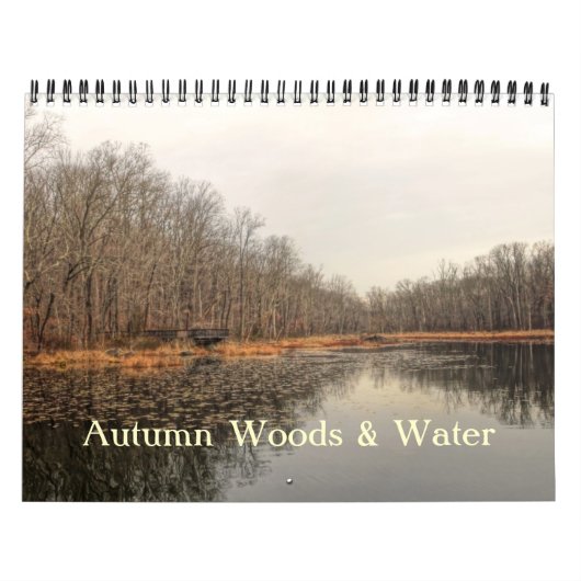 Kalender - Herbstwald und Wasser (Titelbild)